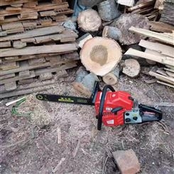 园林绿化二冲程手提油锯森林伐木链条电锯 20寸家用汽油链锯