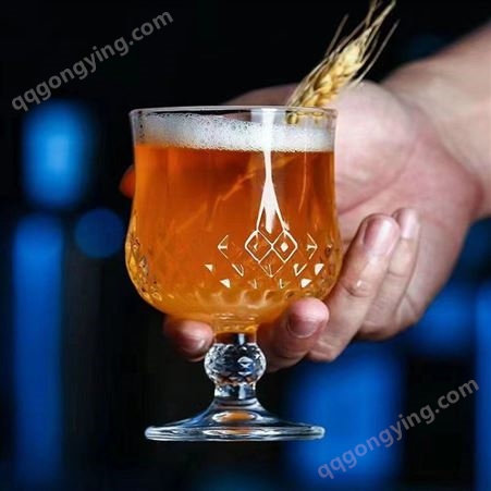 ins北欧极简风竖纹玻璃杯 家用创意透明水杯 威士忌杯