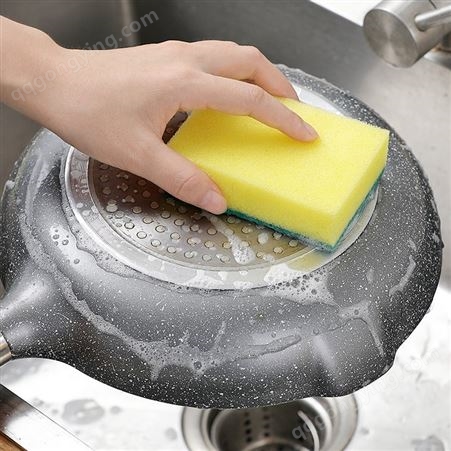 洗碗海绵块百洁布刷碗神器厨房洗锅用品双面清洁木浆棉魔力海绵擦